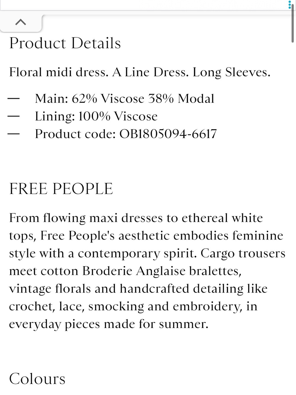 Free People Rust Floral Long-Sleeve Maxi Dress - Picture 3 of 7